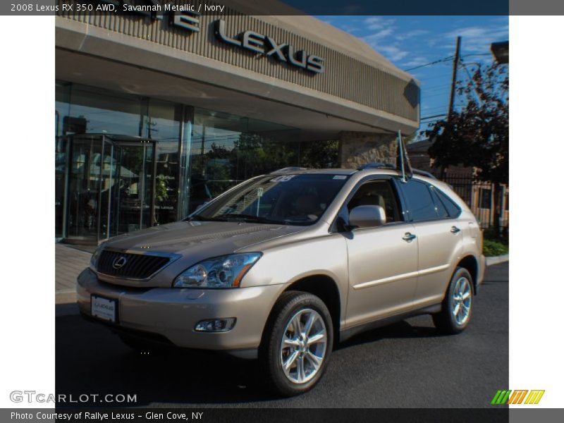 Savannah Metallic / Ivory 2008 Lexus RX 350 AWD