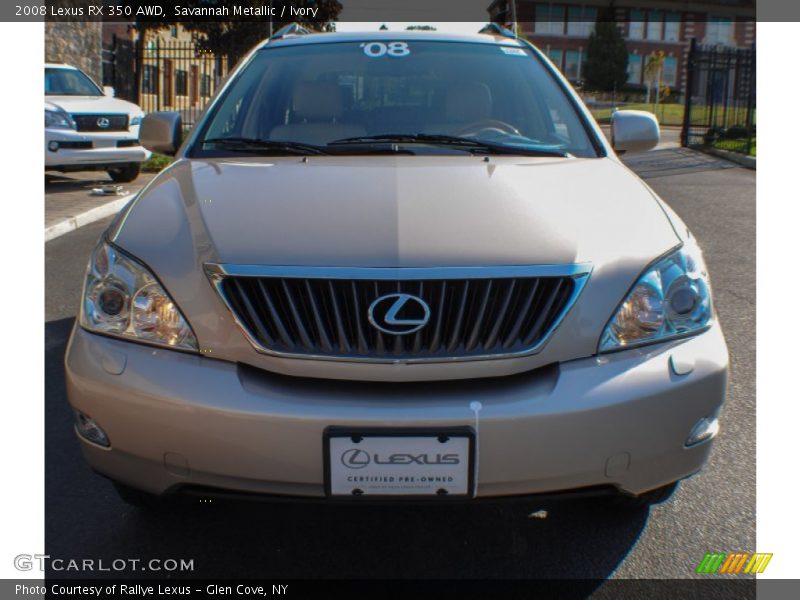Savannah Metallic / Ivory 2008 Lexus RX 350 AWD