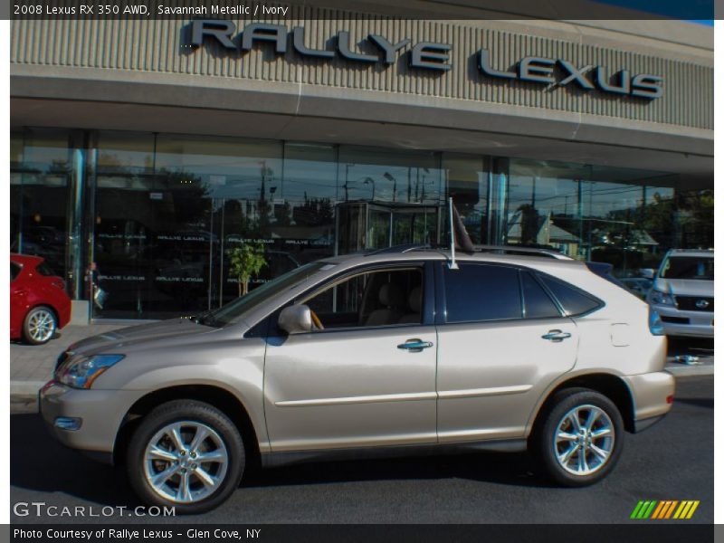 Savannah Metallic / Ivory 2008 Lexus RX 350 AWD