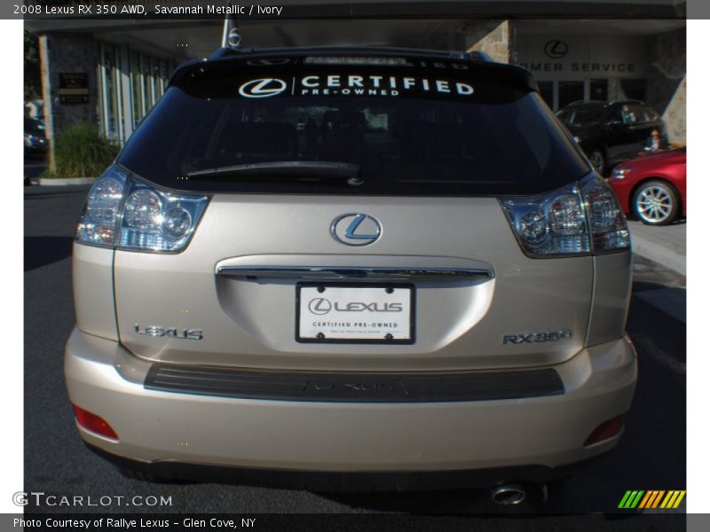 Savannah Metallic / Ivory 2008 Lexus RX 350 AWD