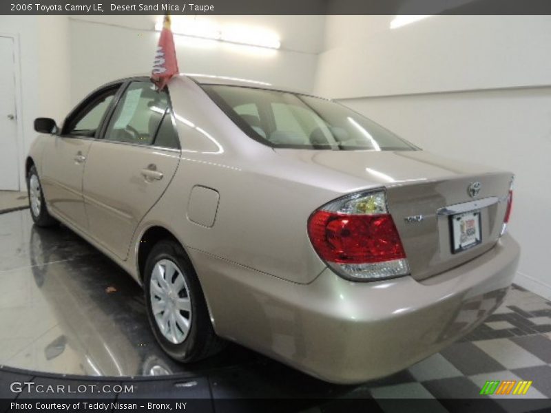 Desert Sand Mica / Taupe 2006 Toyota Camry LE