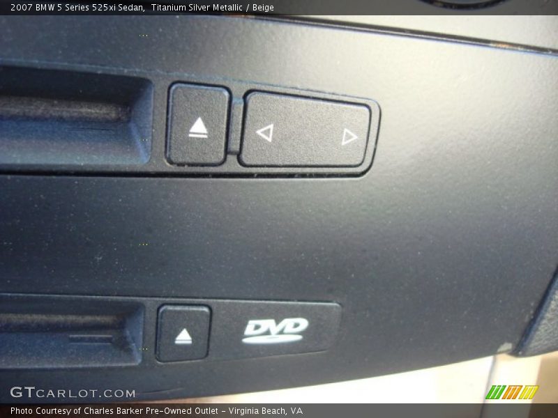 Titanium Silver Metallic / Beige 2007 BMW 5 Series 525xi Sedan