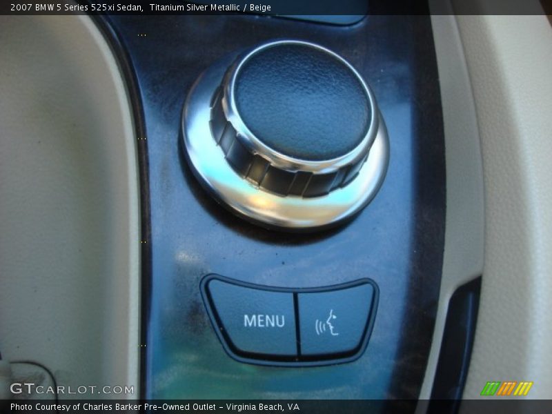 Titanium Silver Metallic / Beige 2007 BMW 5 Series 525xi Sedan