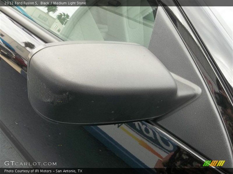 Black / Medium Light Stone 2012 Ford Fusion S