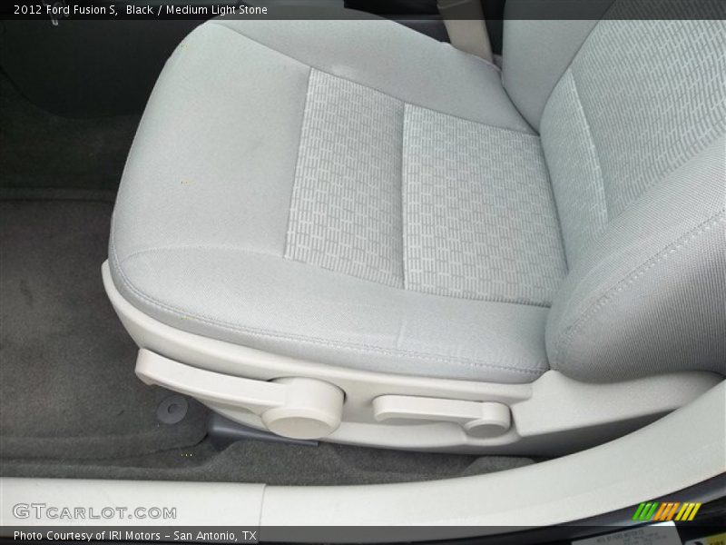 Black / Medium Light Stone 2012 Ford Fusion S