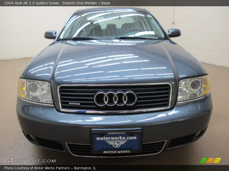 Dolphin Grey Metallic / Beige 2004 Audi A6 3.0 quattro Sedan