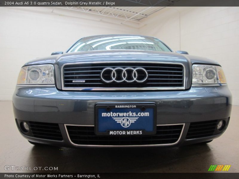 Dolphin Grey Metallic / Beige 2004 Audi A6 3.0 quattro Sedan