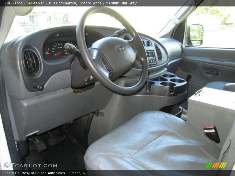 Oxford White / Medium Flint Grey 2006 Ford E Series Van E350 Commercial