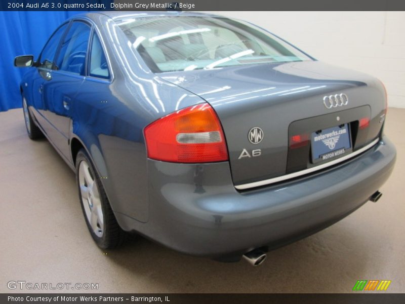 Dolphin Grey Metallic / Beige 2004 Audi A6 3.0 quattro Sedan
