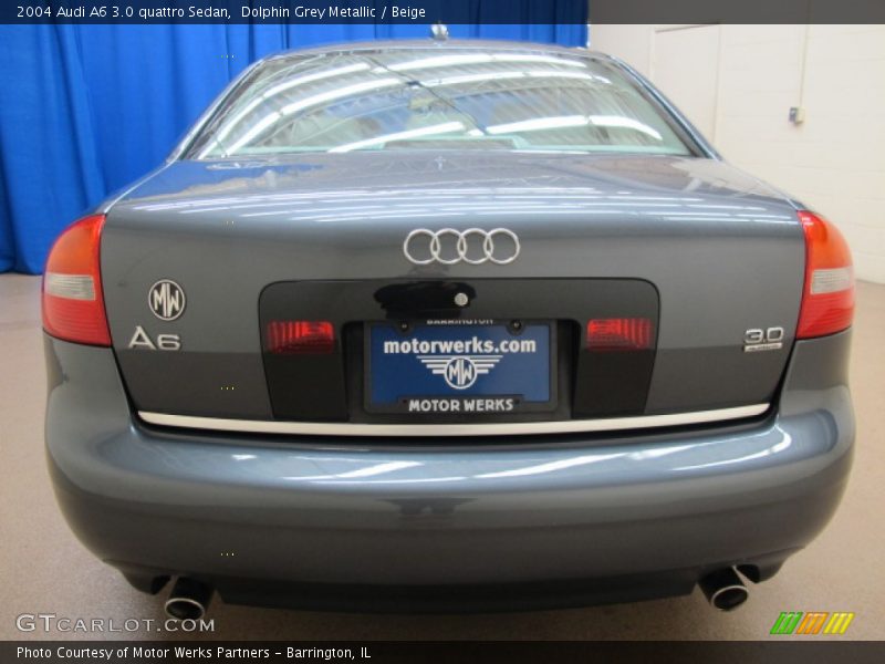 Dolphin Grey Metallic / Beige 2004 Audi A6 3.0 quattro Sedan