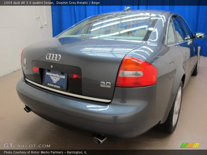Dolphin Grey Metallic / Beige 2004 Audi A6 3.0 quattro Sedan