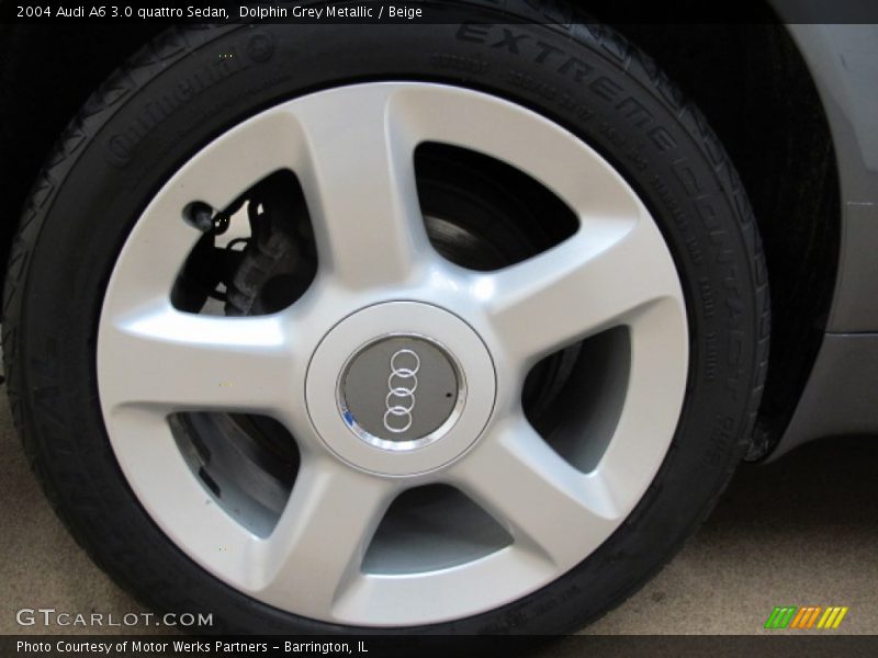 Dolphin Grey Metallic / Beige 2004 Audi A6 3.0 quattro Sedan