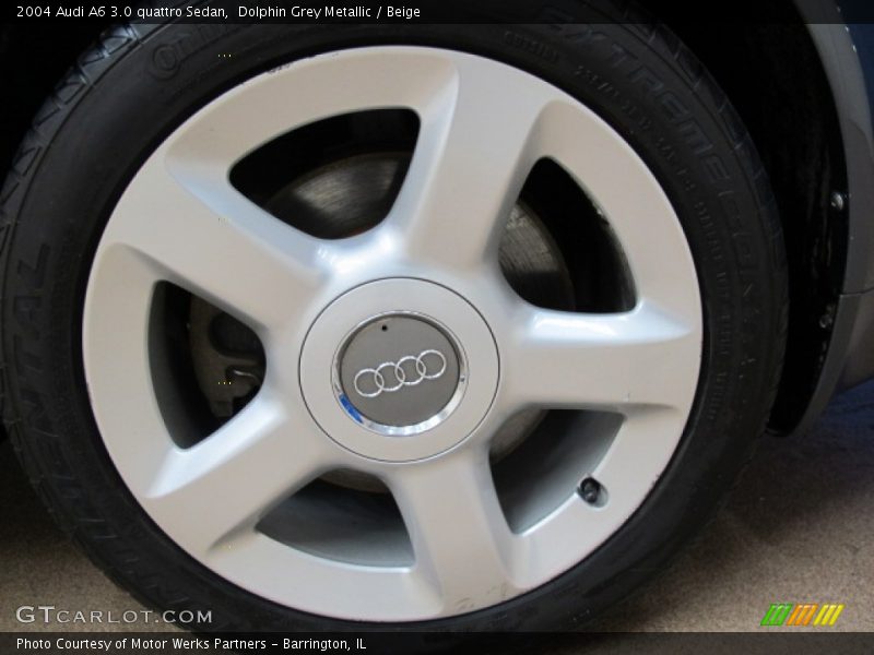 Dolphin Grey Metallic / Beige 2004 Audi A6 3.0 quattro Sedan