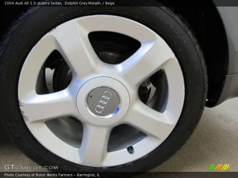 Dolphin Grey Metallic / Beige 2004 Audi A6 3.0 quattro Sedan