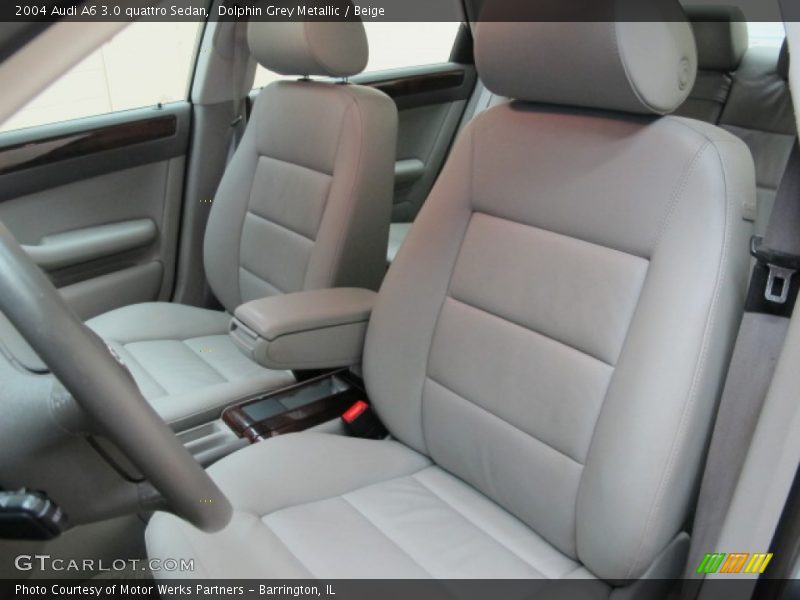 Dolphin Grey Metallic / Beige 2004 Audi A6 3.0 quattro Sedan
