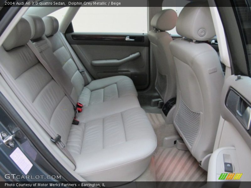 Dolphin Grey Metallic / Beige 2004 Audi A6 3.0 quattro Sedan