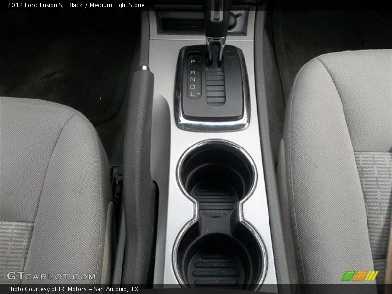 Black / Medium Light Stone 2012 Ford Fusion S