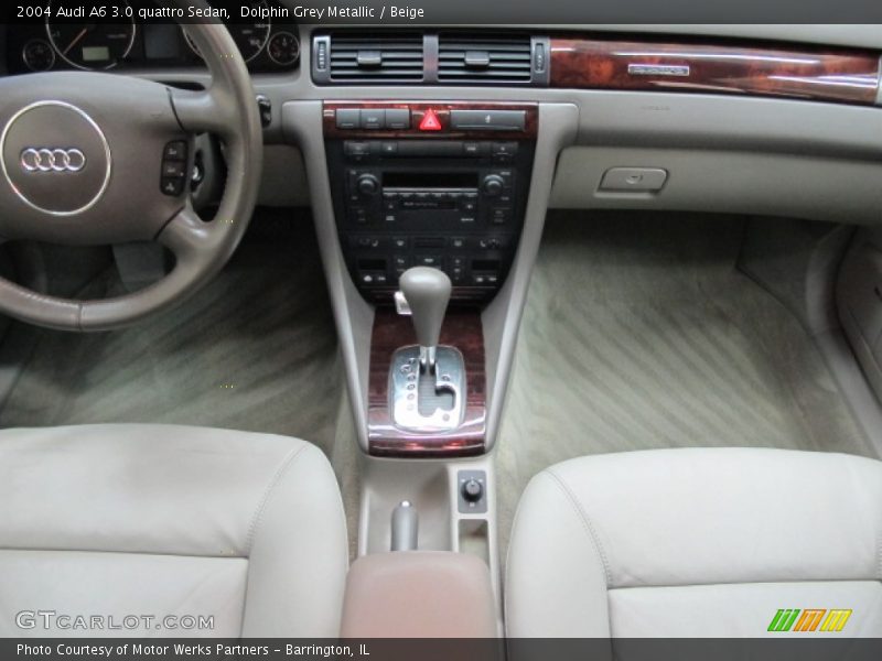 Dolphin Grey Metallic / Beige 2004 Audi A6 3.0 quattro Sedan