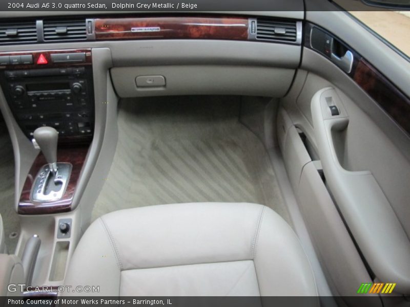 Dolphin Grey Metallic / Beige 2004 Audi A6 3.0 quattro Sedan