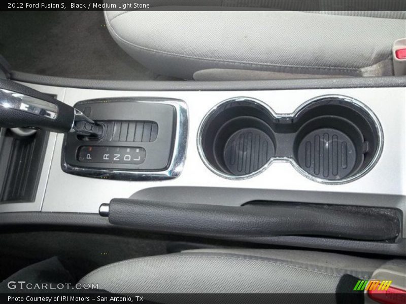 Black / Medium Light Stone 2012 Ford Fusion S