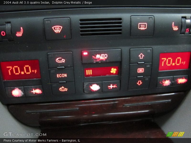 Dolphin Grey Metallic / Beige 2004 Audi A6 3.0 quattro Sedan