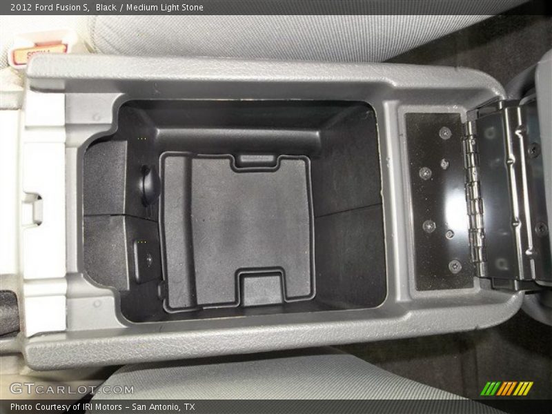 Black / Medium Light Stone 2012 Ford Fusion S