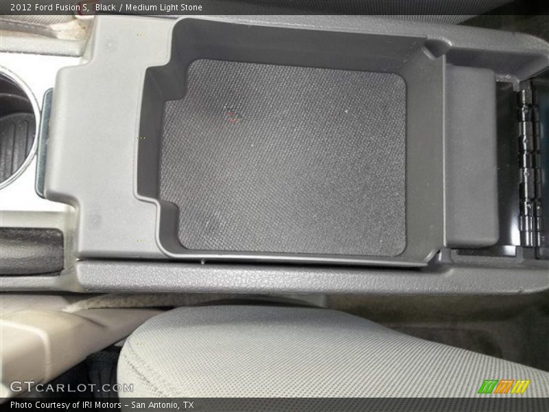 Black / Medium Light Stone 2012 Ford Fusion S