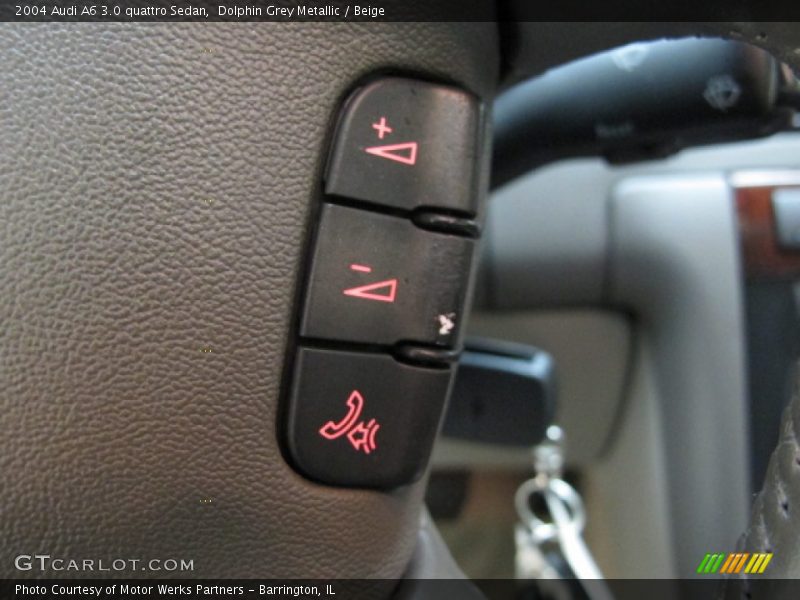 Dolphin Grey Metallic / Beige 2004 Audi A6 3.0 quattro Sedan