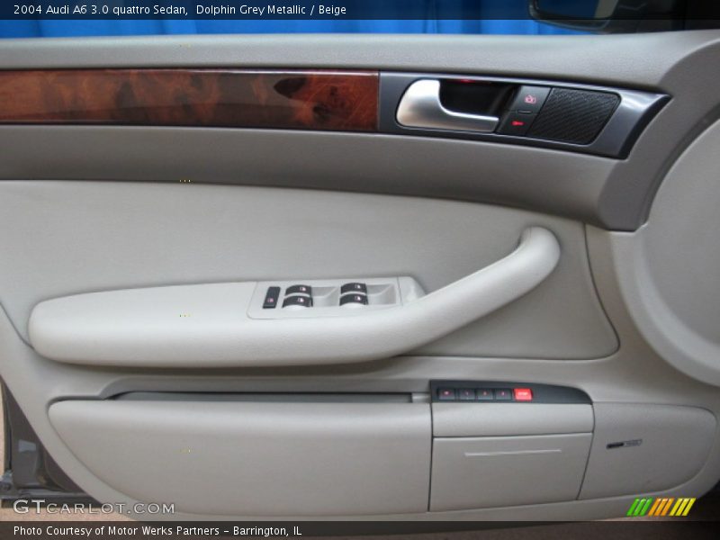 Dolphin Grey Metallic / Beige 2004 Audi A6 3.0 quattro Sedan