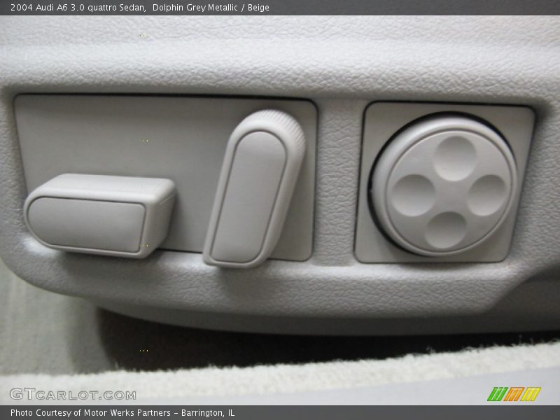 Dolphin Grey Metallic / Beige 2004 Audi A6 3.0 quattro Sedan
