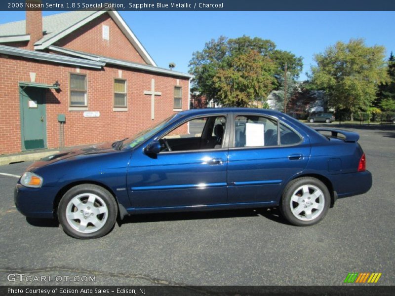 Sapphire Blue Metallic / Charcoal 2006 Nissan Sentra 1.8 S Special Edition