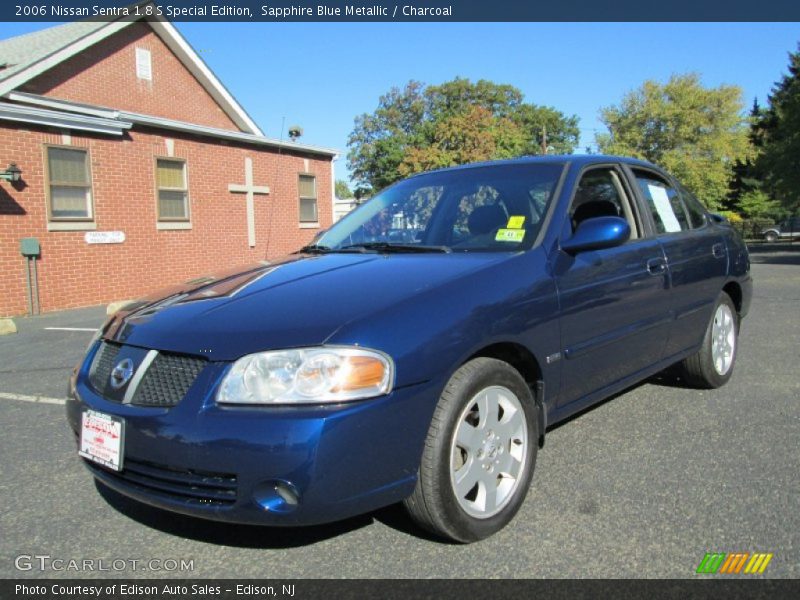 Sapphire Blue Metallic / Charcoal 2006 Nissan Sentra 1.8 S Special Edition