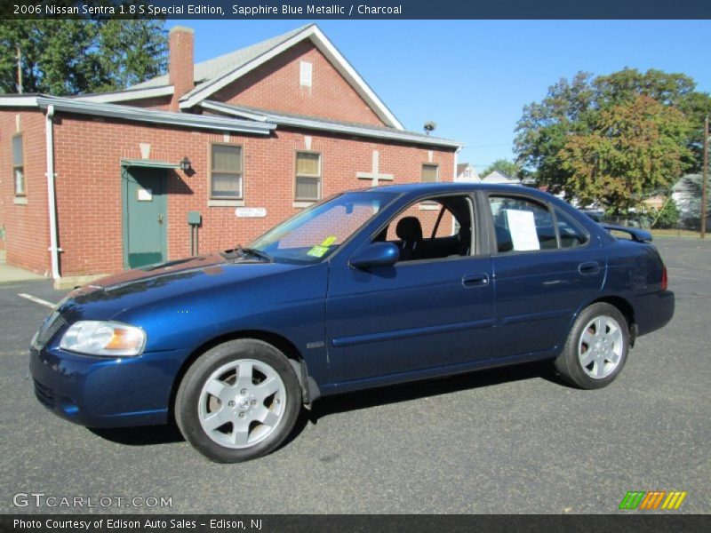 Sapphire Blue Metallic / Charcoal 2006 Nissan Sentra 1.8 S Special Edition