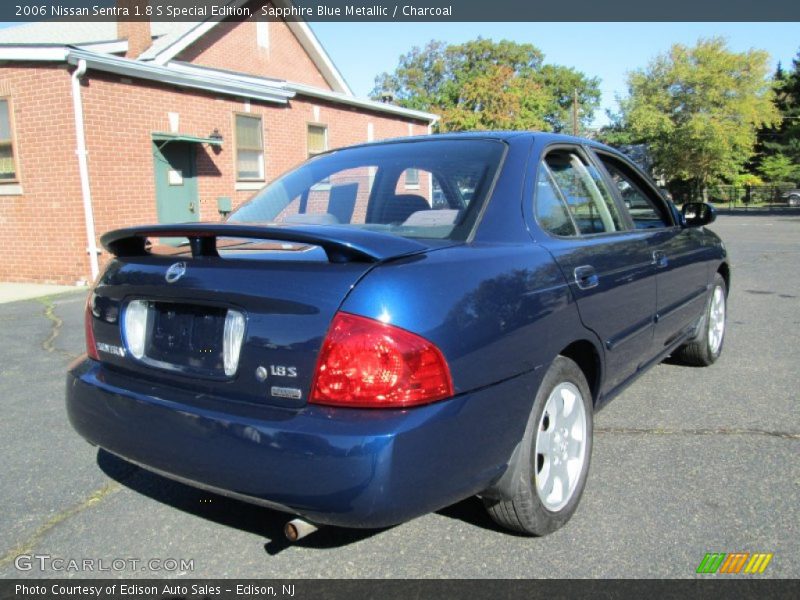Sapphire Blue Metallic / Charcoal 2006 Nissan Sentra 1.8 S Special Edition
