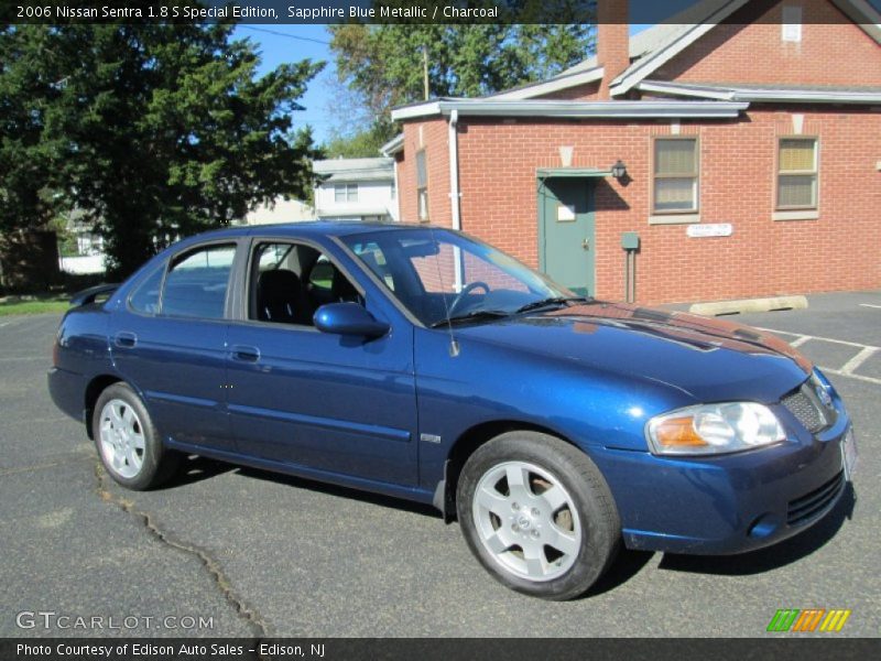 Sapphire Blue Metallic / Charcoal 2006 Nissan Sentra 1.8 S Special Edition