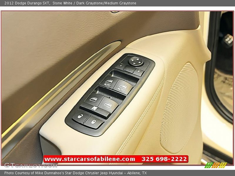 Stone White / Dark Graystone/Medium Graystone 2012 Dodge Durango SXT