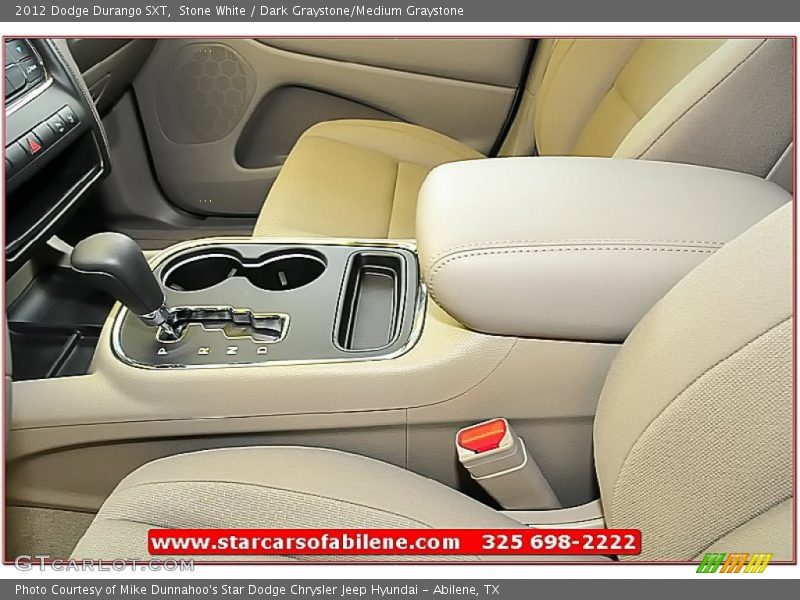 Stone White / Dark Graystone/Medium Graystone 2012 Dodge Durango SXT