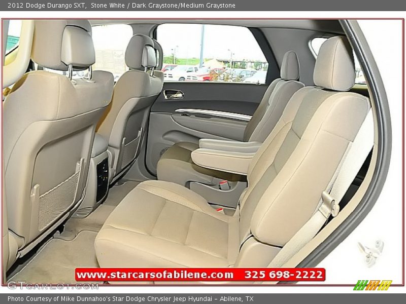 Stone White / Dark Graystone/Medium Graystone 2012 Dodge Durango SXT