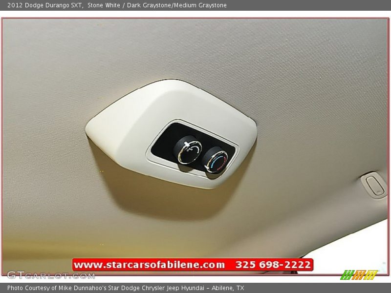 Stone White / Dark Graystone/Medium Graystone 2012 Dodge Durango SXT