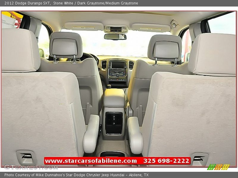 Stone White / Dark Graystone/Medium Graystone 2012 Dodge Durango SXT