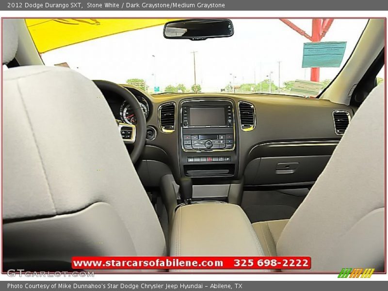 Stone White / Dark Graystone/Medium Graystone 2012 Dodge Durango SXT