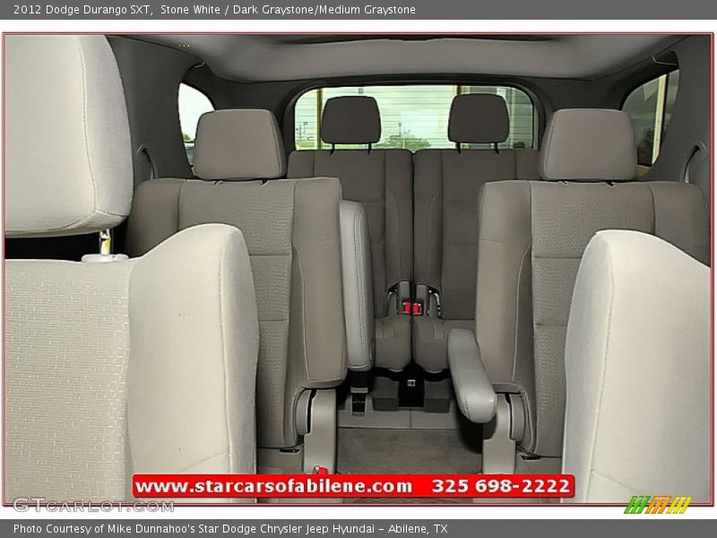 Stone White / Dark Graystone/Medium Graystone 2012 Dodge Durango SXT