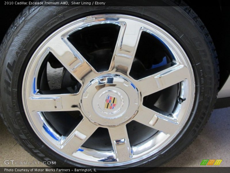 Silver Lining / Ebony 2010 Cadillac Escalade Premium AWD