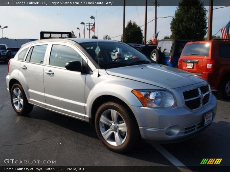 Bright Silver Metallic / Dark Slate Gray 2012 Dodge Caliber SXT