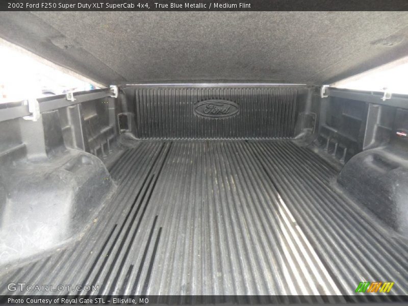 True Blue Metallic / Medium Flint 2002 Ford F250 Super Duty XLT SuperCab 4x4