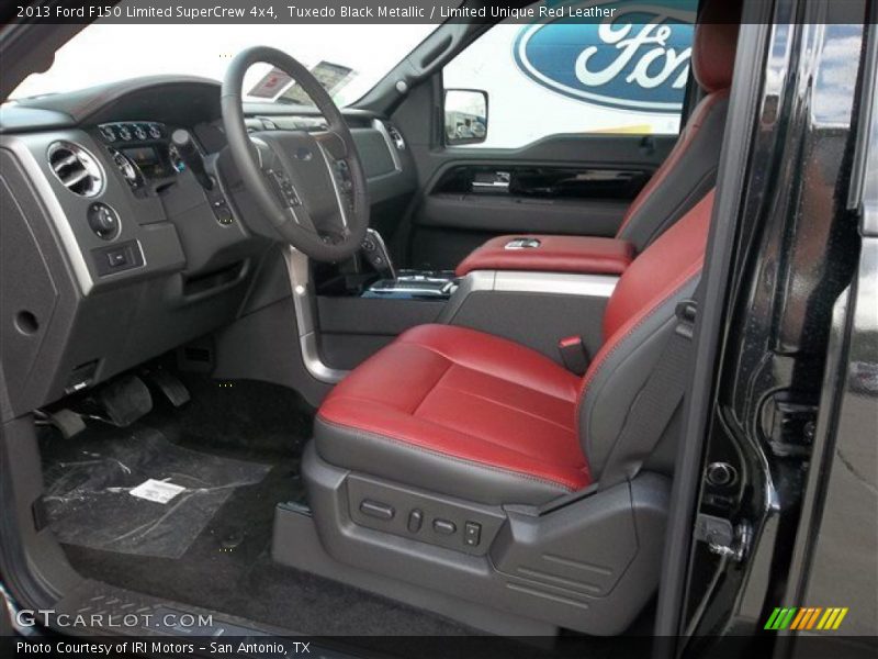  2013 F150 Limited SuperCrew 4x4 Limited Unique Red Leather Interior