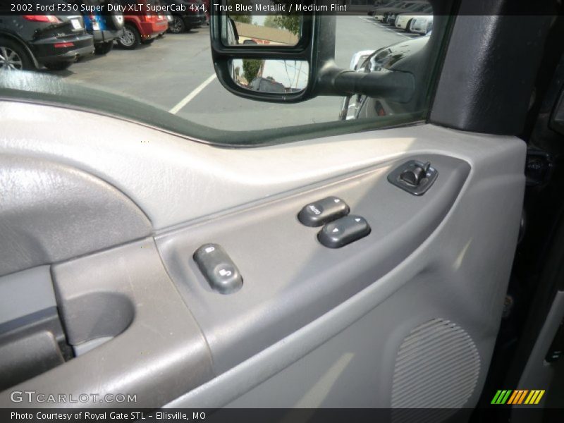 True Blue Metallic / Medium Flint 2002 Ford F250 Super Duty XLT SuperCab 4x4
