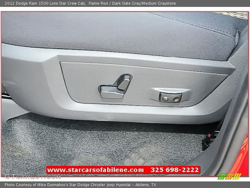 Flame Red / Dark Slate Gray/Medium Graystone 2012 Dodge Ram 1500 Lone Star Crew Cab