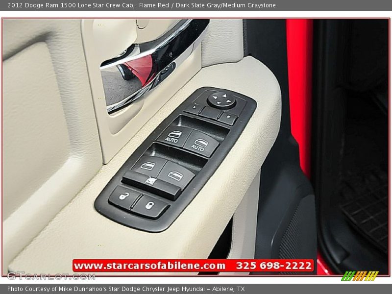 Flame Red / Dark Slate Gray/Medium Graystone 2012 Dodge Ram 1500 Lone Star Crew Cab