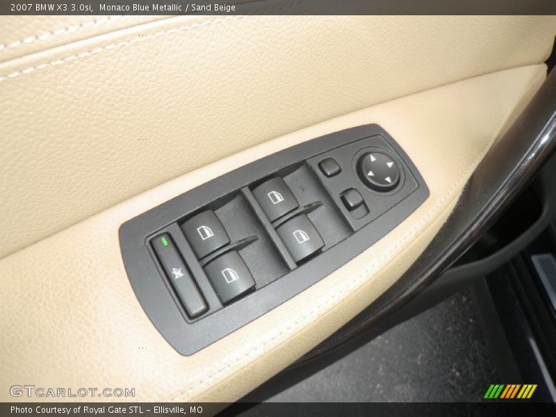 Monaco Blue Metallic / Sand Beige 2007 BMW X3 3.0si